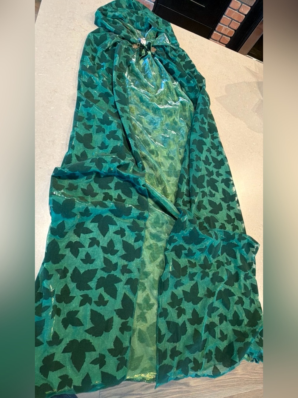 Official DC Comics Poison Ivy Hooded Cape Cloak Halloween Costume Adult Villain